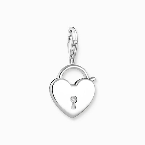Charm Pendant Heart Padlock