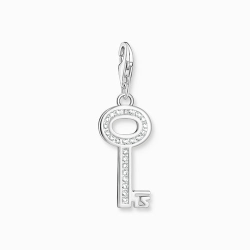 Charm Pendant White Key
