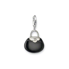 Load image into Gallery viewer, Charm Pendant Handbag Obsidian