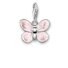 Load image into Gallery viewer, Charm Pendant Pink Butterfly