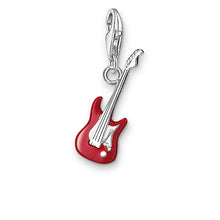 Load image into Gallery viewer, Charm Pendant Red Guitar