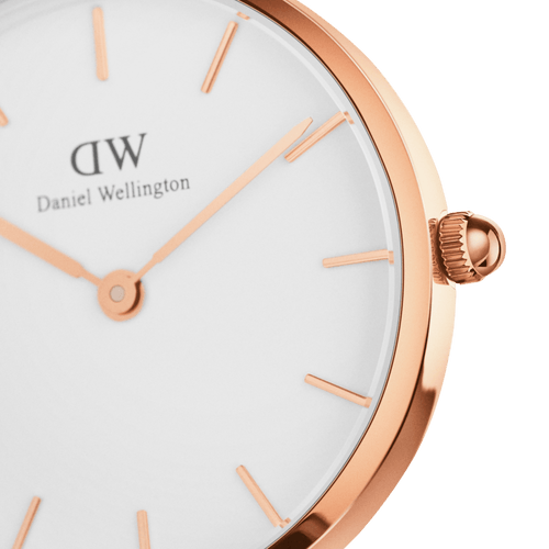 Daniel Wellington 3A PETITE 28 SUFFOLK RG WHITE