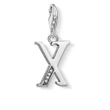 Load image into Gallery viewer, Charm Pendant &quot;Letter X Silver&quot;