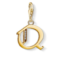 Load image into Gallery viewer, Charm Pendant &quot;Letter Q Gold&quot;