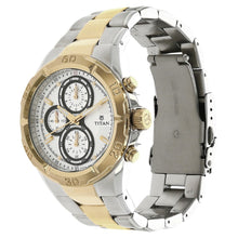 Load image into Gallery viewer, Titan Chronograph White Dial Stainless Steel Strap watch for Men