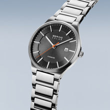 Load image into Gallery viewer, Bering Solar 39mm Grey Titanium Links Strap Watch