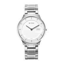 Load image into Gallery viewer, Titan Edge Metal Silver Dial Stainless Steel Strap Watch for Men