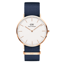 Load image into Gallery viewer, Daniel Wellington 3A CLASSIC 36 BAYSWATER RG WHITE