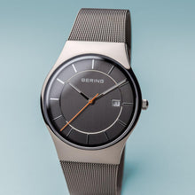 Load image into Gallery viewer, Bering Classic Polished Silver Mesh Watch