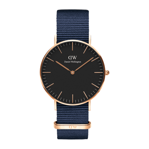 Daniel Wellington CLASSIC 36 BAYSWATER RG BLACK