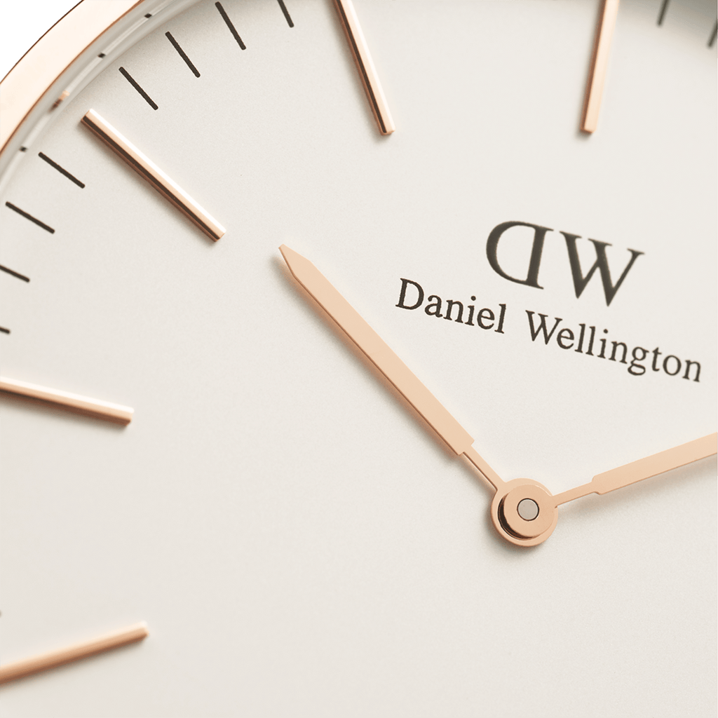 Daniel Wellington 3A CLASSIC 36 BAYSWATER RG WHITE