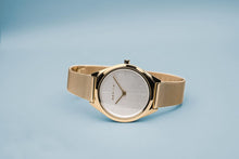 Load image into Gallery viewer, Bering Ultra Slim Polished Gold Watch