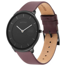 Load image into Gallery viewer, Titan Edge Baseline Black Dial Analogue Leather Strap watch for Men