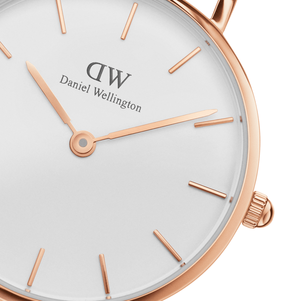 Daniel Wellington 3A PETITE 28 SUFFOLK RG WHITE