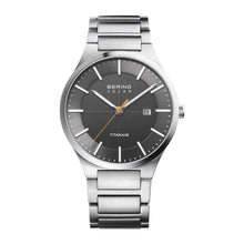 Load image into Gallery viewer, Bering Solar 39mm Grey Titanium Links Strap Watch