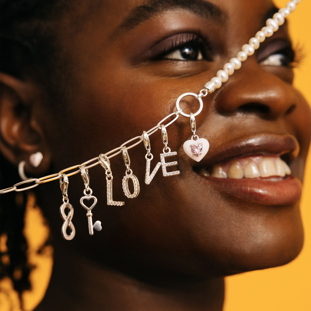 Charm Pendant Key Black