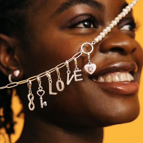 Charm Pendant Key Black