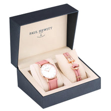 Load image into Gallery viewer, Paul Hewitt Perfect Match Gift Set (Sailor White Sand Watch and Pink Phrep Medium)