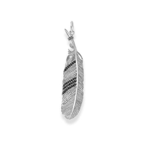 Pendant Raven Feather Black