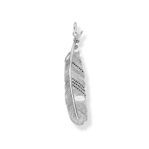 Pendant Raven Feather Black