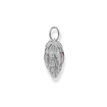 Load image into Gallery viewer, Pendant Red Feather Heart Small