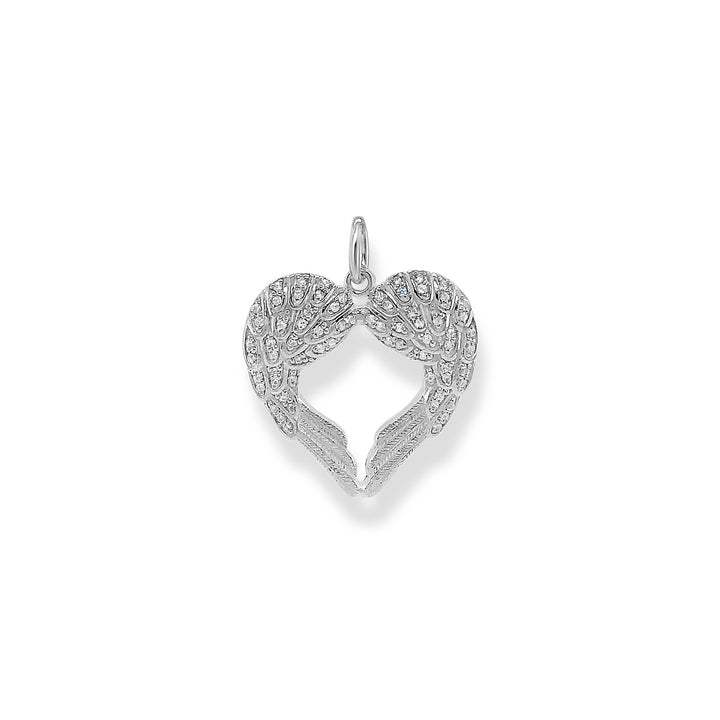 Pendant Winged Heart Medium