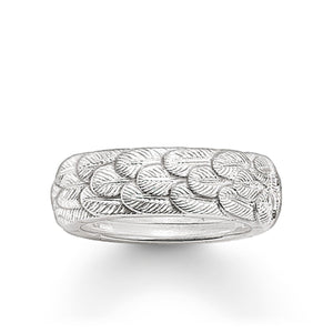 Ring Feather Silver Narrow