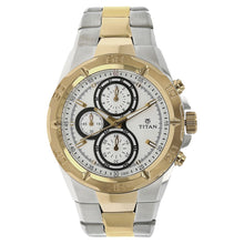 Load image into Gallery viewer, Titan Chronograph White Dial Stainless Steel Strap watch for Men