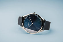 Load image into Gallery viewer, Bering Ultra Slim 39mm Blue Mesh Watch