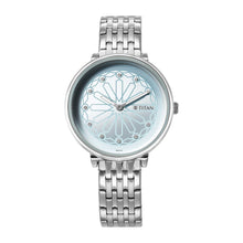 Load image into Gallery viewer, Titan Marhaba Sky Blue Dial Analogue Stainless Steel Strap watch for Women