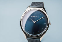 Load image into Gallery viewer, Bering Ultra Slim 39mm Blue Mesh Watch