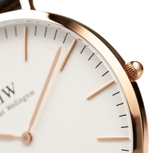 Load image into Gallery viewer, Daniel Wellington 3A CLASSIC 36 BAYSWATER RG WHITE