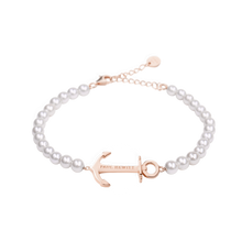 Load image into Gallery viewer, Paul Hewitt Anchor Spirit Rose Gold / Pearl Bracelet
