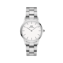 Load image into Gallery viewer, Daniel Wellington Iconic Link 36 Silver &amp; White Watch