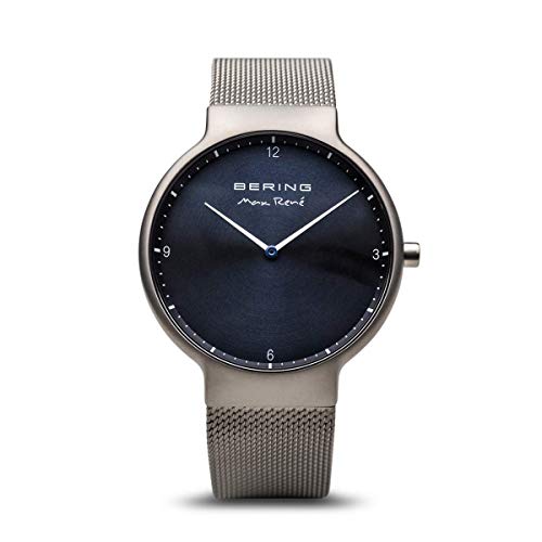 Bering Max René Brushed Grey Mesh Watch