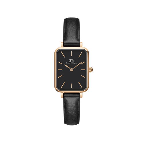 Daniel Wellington Quadro 20X26 Pressed Sheffield Rose Gold & Black Watch