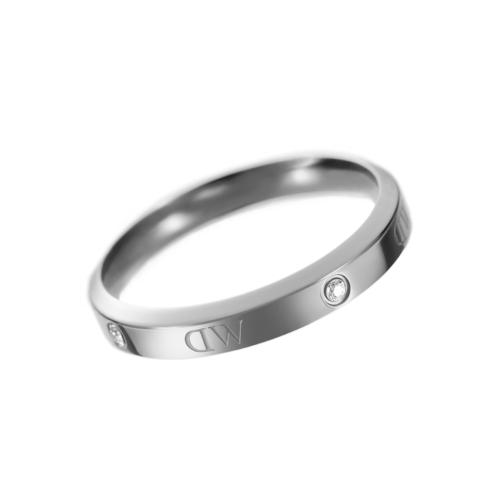 Daniel wellington silver clearance ring