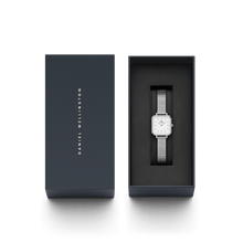 Load image into Gallery viewer, Daniel Wellington Quadro Studio 22x22 Silver &amp; White Watch