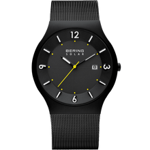 Load image into Gallery viewer, Bering Solar Brushed Black Mesh Watch