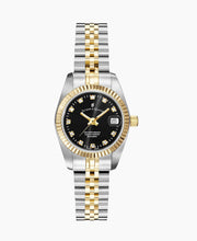 Load image into Gallery viewer, JDM Inspiration 26mm Black Dial Two Tone Watch