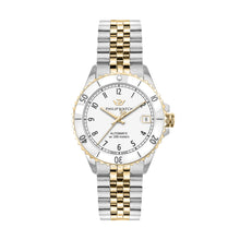 Load image into Gallery viewer, Philip Caribe Diving Two Tone Ladies Automatic Watch