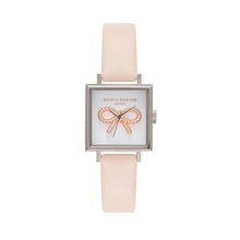 Load image into Gallery viewer, Olivia Burton Vintage Bow Silver Peach Watch - Silver
