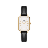 Daniel Wellington Quadro 20X26 Pressed Sheffield Gold & White Watch