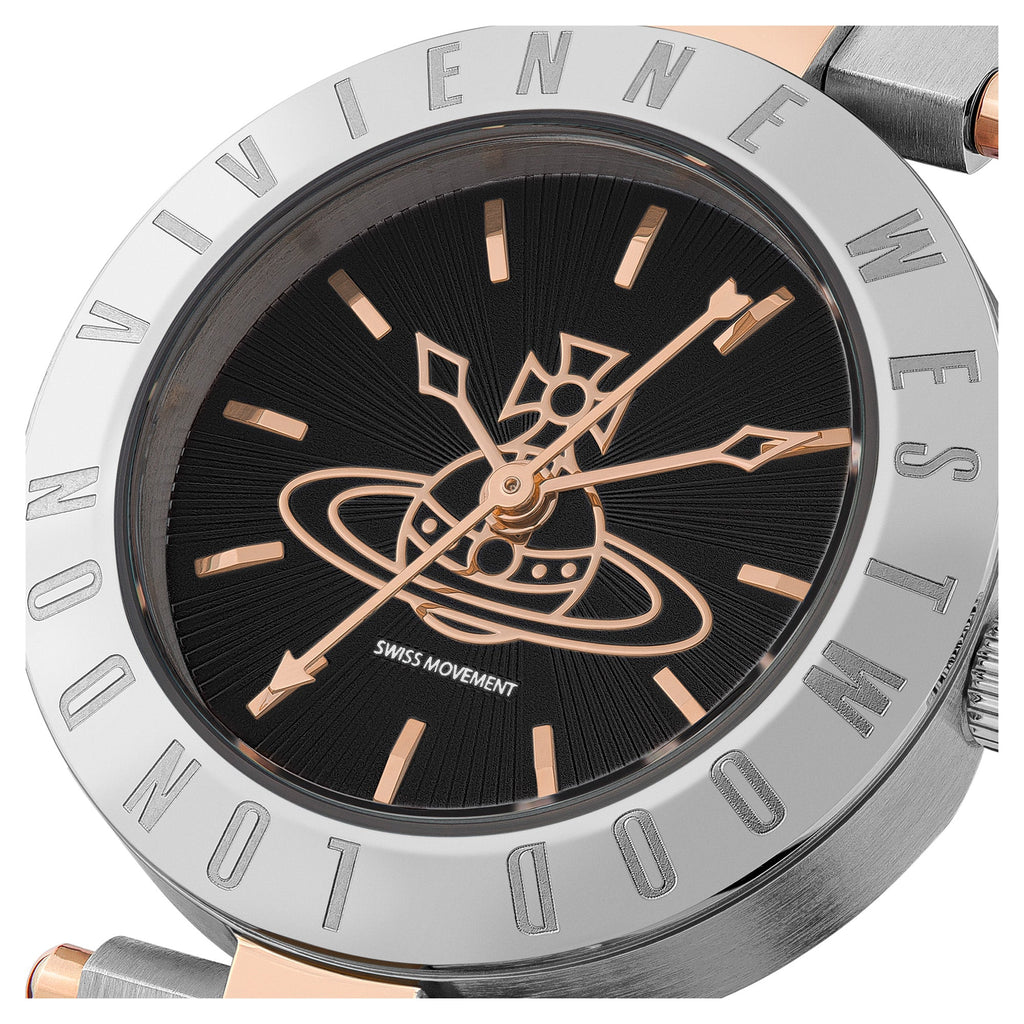 Vivienne Westwood Westbourne Orb Watch Black Dial