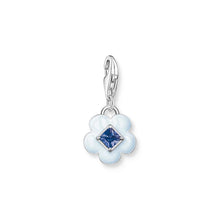 Load image into Gallery viewer, THOMAS SABO Charm Pendant Flower Blue Stone