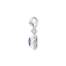 Load image into Gallery viewer, THOMAS SABO Charm Pendant Flower Blue Stone