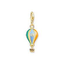 Load image into Gallery viewer, THOMAS SABO Charm Pendant Coloured Hot Air Balloon Gold