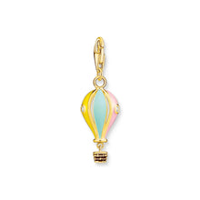 Load image into Gallery viewer, THOMAS SABO Charm Pendant Coloured Hot Air Balloon Gold