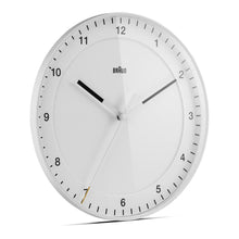Load image into Gallery viewer, Braun Classic Analogue Wall Clock 30cm White