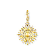 Load image into Gallery viewer, THOMAS SABO Charm Pendant Sun Gold Multicoloured Stones